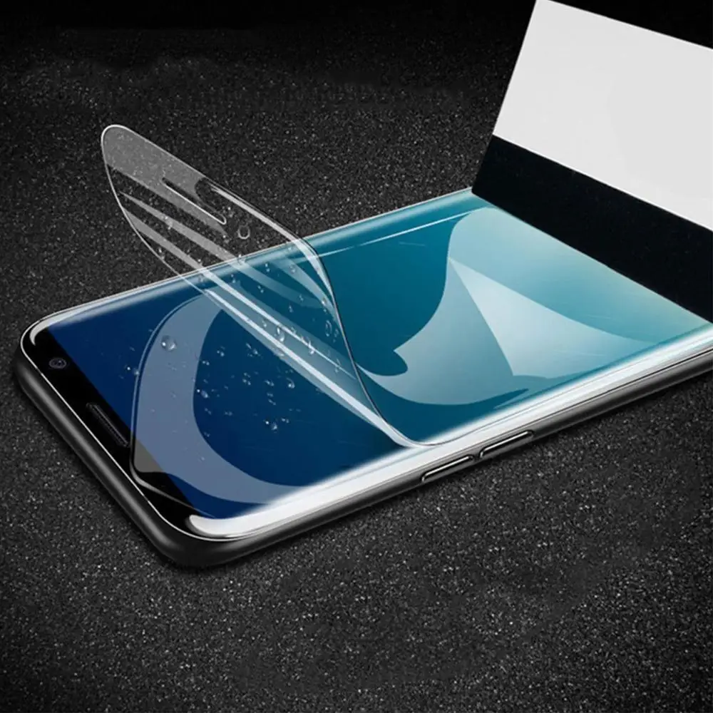 Мягкая защитная нано пленка 9D на весь экран для Samsung Galaxy A3 A5 A7 J3 J5 J7 2016 2017