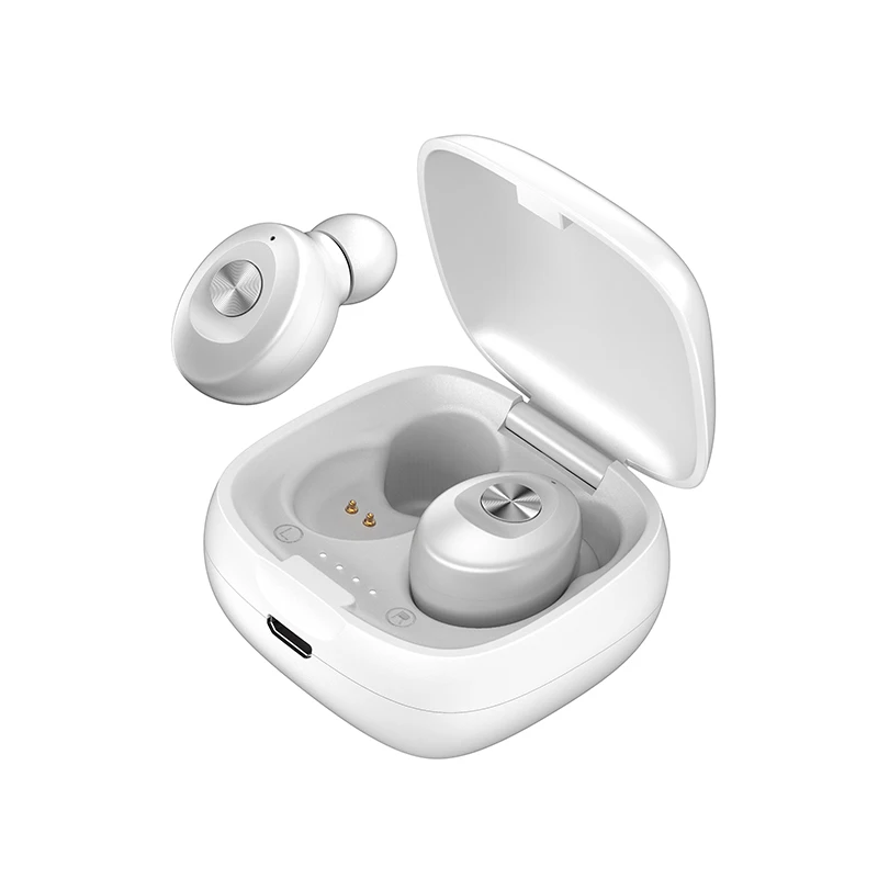 White Новейшие TWS Bluetooth наушники 5,0 стерео беспроводные наушники HiFi Звук спортивные наушники громкой связи игровая гарнитура с микрофоном для телефона - Цвет: White