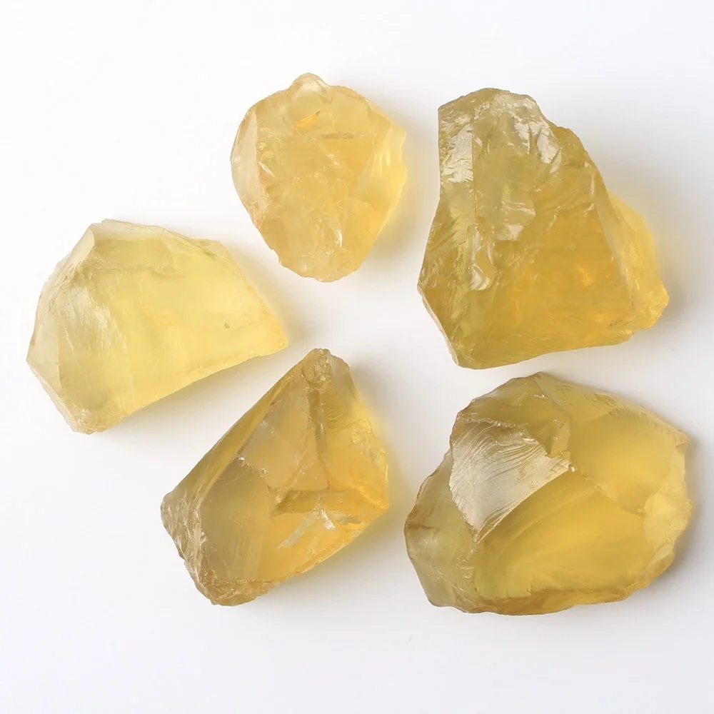 Натуральный желтый цитрин кварцевый кристалл коллекция восстанавливающий