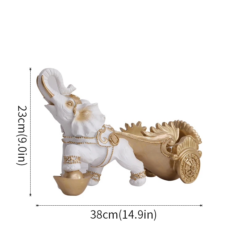 

European-Style Creative Elephant Wine Rack Crafts Housewarming Gifts Office Living Room Wine Cabinet Home Decorations