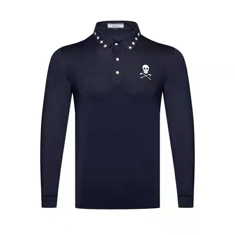 Значок для гольфа/Lona футболки тренировок с отложным воротником занятий спортом