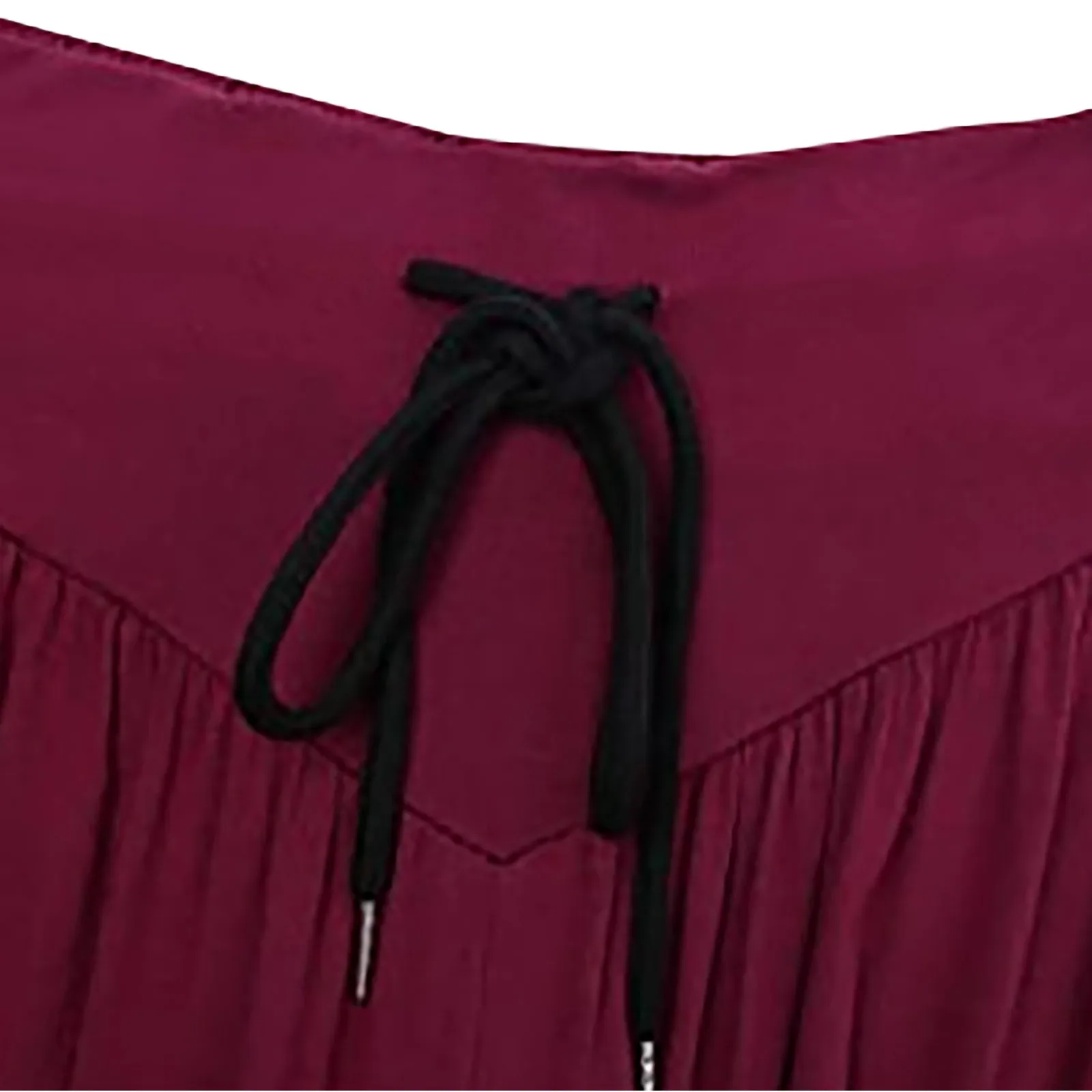 

High Waist Yoga Pants Women Solid Color Drawstring Loose Casual Ladies Workout Pilates Trousers Gym Fitness Sweatpants 2021