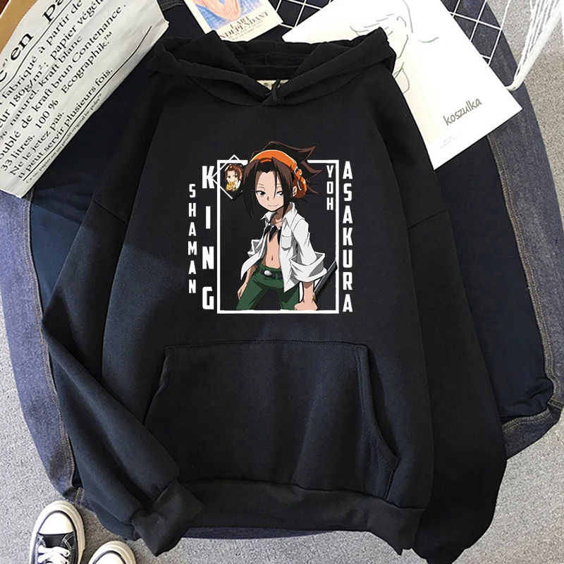 

Shaman King - Yoh Asakura Hoodies Men's Student Gift Korea anime Ulzzang Hoddies Sweatshirts plus size Japanese streetwear Tops