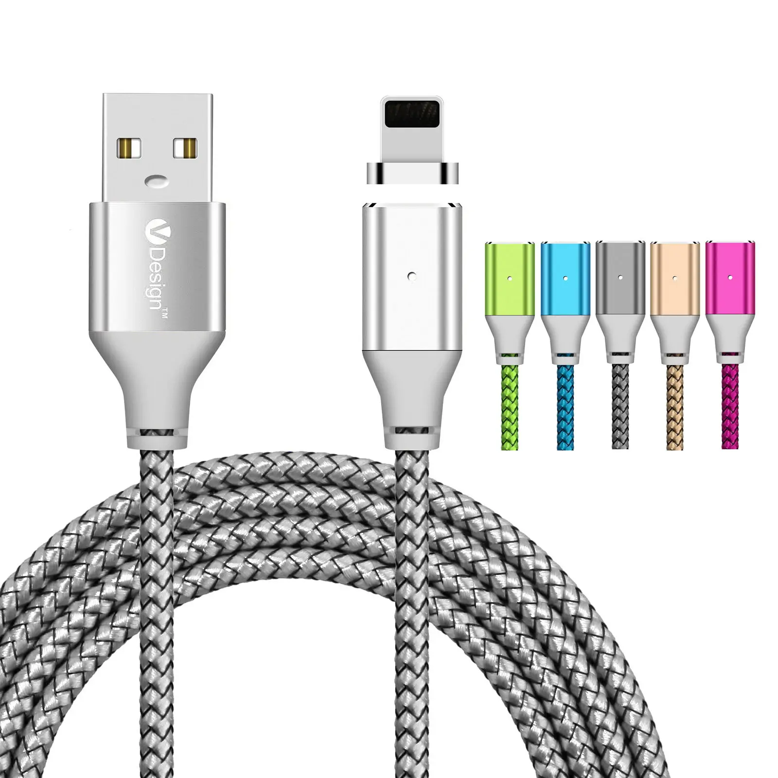 Gold iOS Cable 3/6/10ft Магнитный Micro Тип usb-C IOS Зарядное устройство передачи данных кабель для iPhone и Android для samsung Galaxy A3/A5/A7 - Цвет: Gold iOS Cable