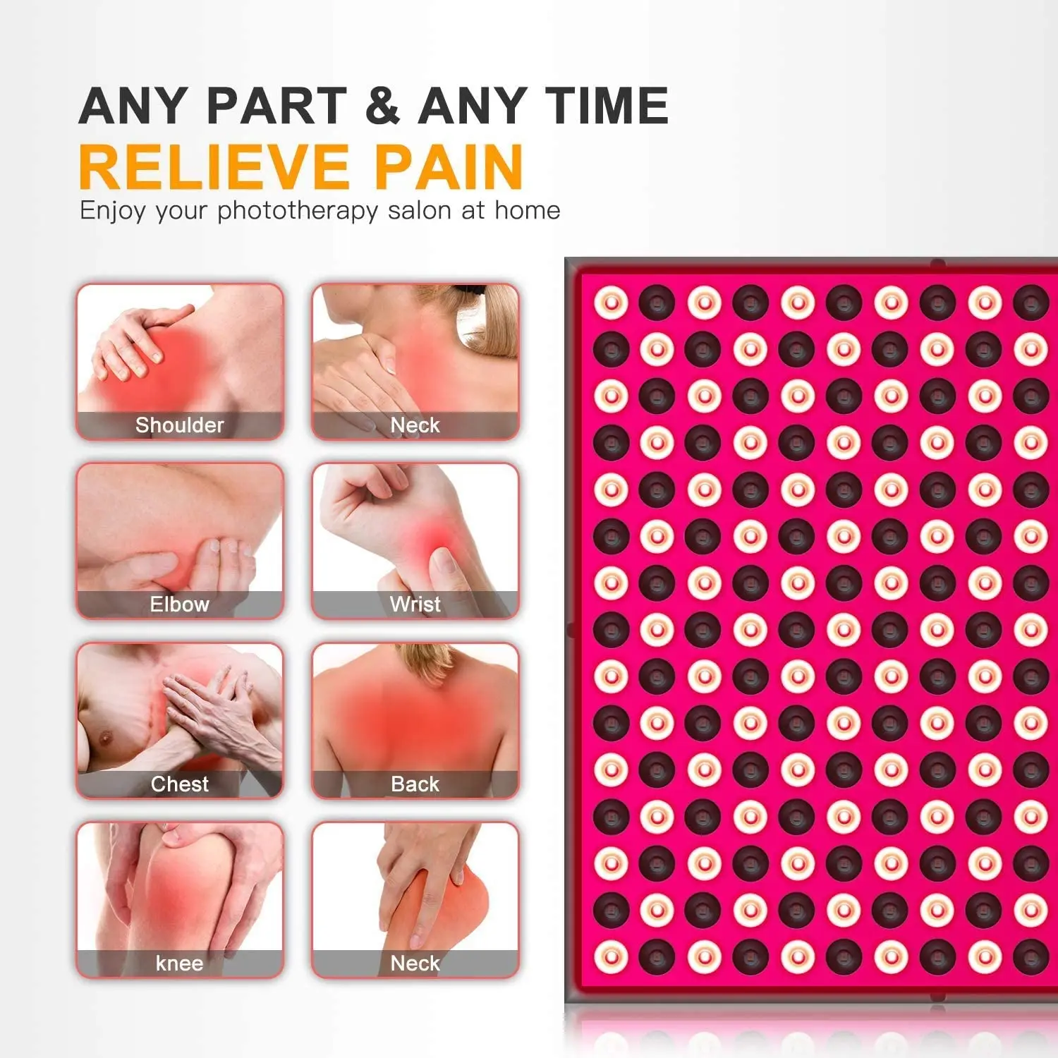 45W Red LED Light Therapy Panel Deep 660nm and Near Infrared 850nm Combo | Beauty Devices