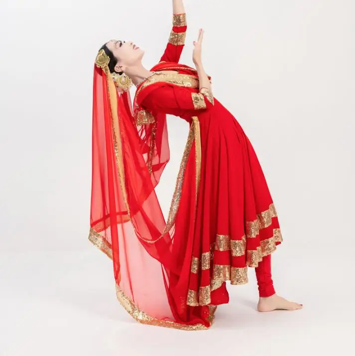 Женский костюм Анны для танцевальных представлений комплект из платья брюк и