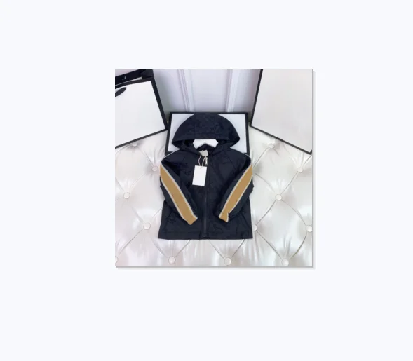 

Autumn Winter Boys girls clothes Letter side Hoodies long-sleeved jacket cotton Children Boys girls clothes