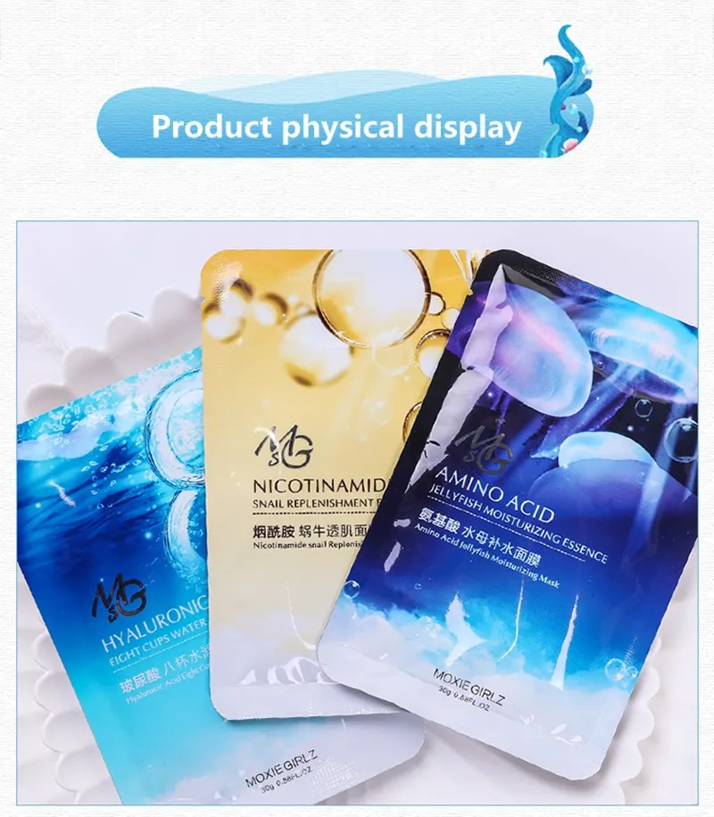 

3pcs Skin Care Mask Deep Moisturizing Whitening Rejuvenating Mask Anti-Aging Wrinkle Moisturizing Mask