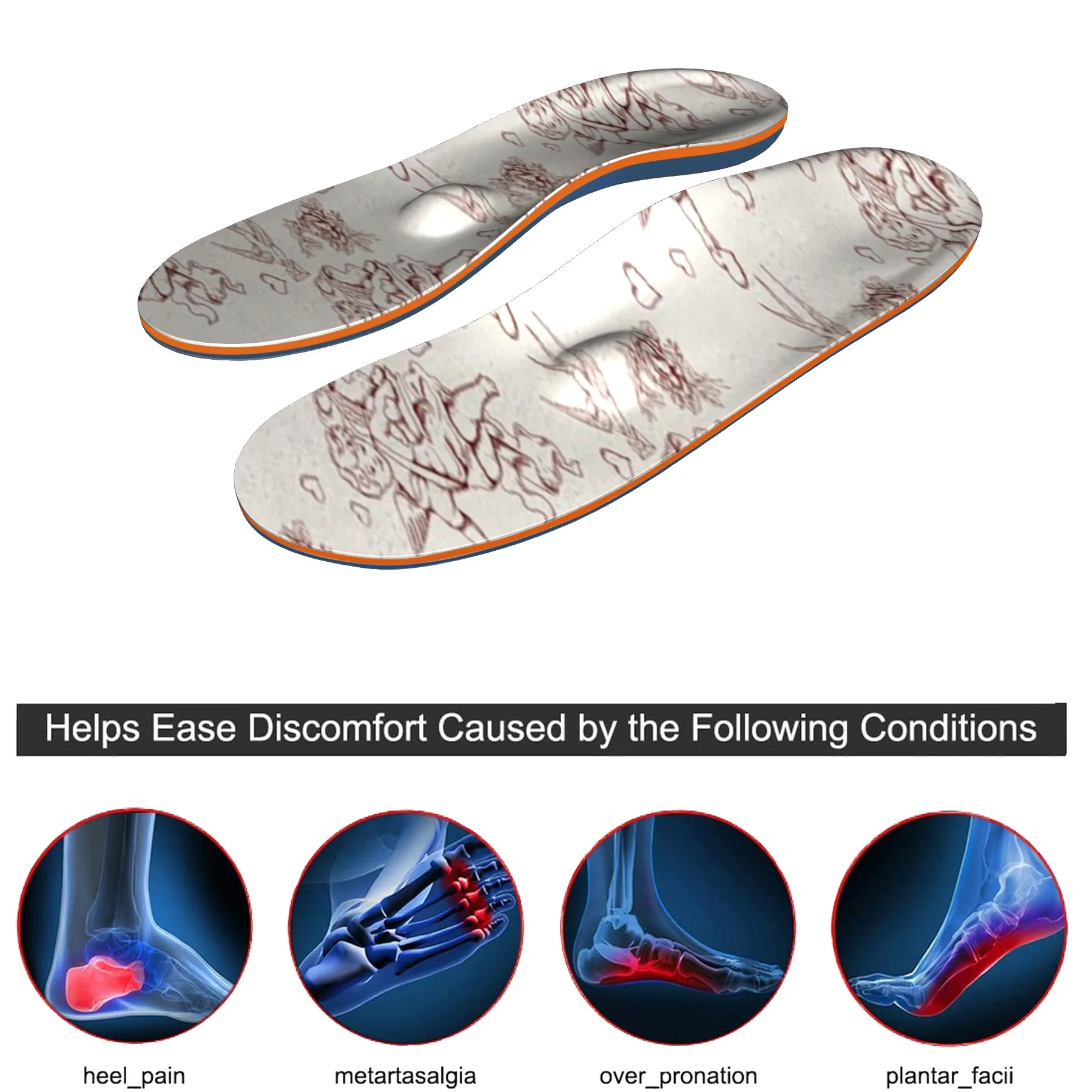 

Plantar Fasciitis, Arch Support, Sports Soles, Flat Foot Pain, Heel Spurs, Orthopedic Pads, Orthopedic Insoles, Sports Shoes