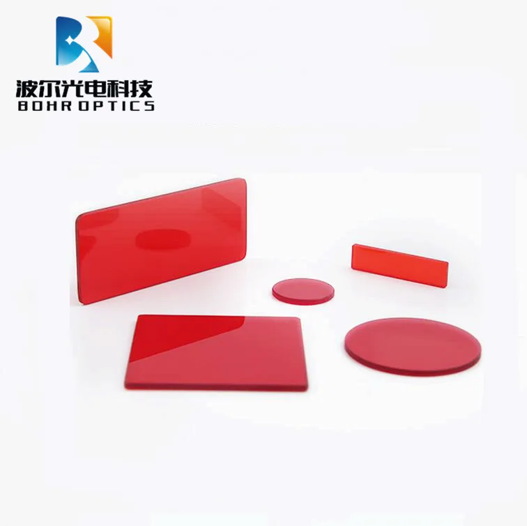 

HB600 Red Band Pass Filter/Long Wavelength Band Pass Filter Optical Window color glass for Photography