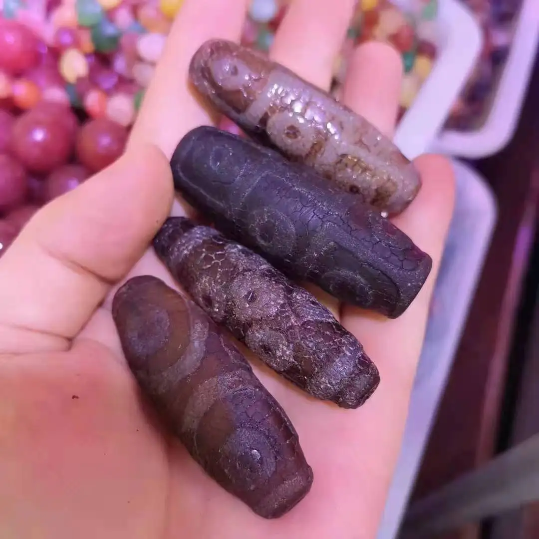

1pcs/lot old highly weathered whole body turtle cracked agate dzi beads Dragon scale pattern natural accessories gem jewelry diy