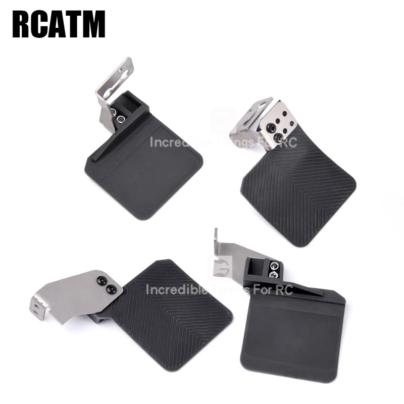 Металлический кронштейн резиновые передние и задние брызговики для 1/10 RC