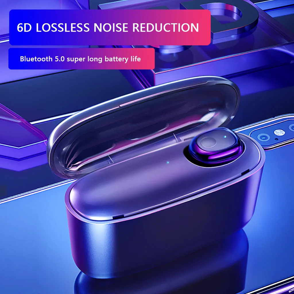 Bluetooth Earphone Wireless 5.0 Waterproof Earbuds Touch-Headset Sports Headset For Phone | Электроника