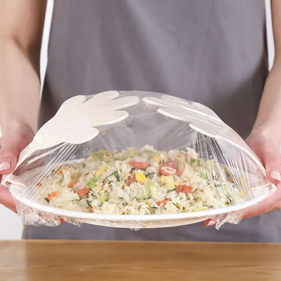 

Кухня пленка держатель нагрева Еда изолятор микроволнового нагрева вспомогательные инструменты, устройства для кухни Кухня инструменты с ...