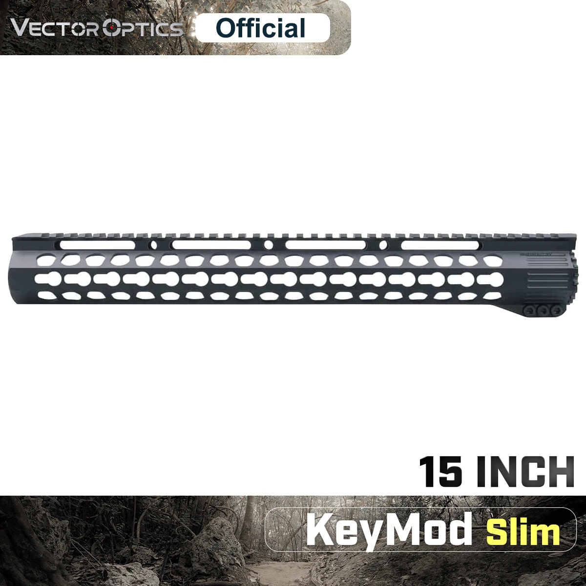 Векторная оптика AR15 M16 KeyMod тактическая 15 дюймовый "свободном тонкий Handguard