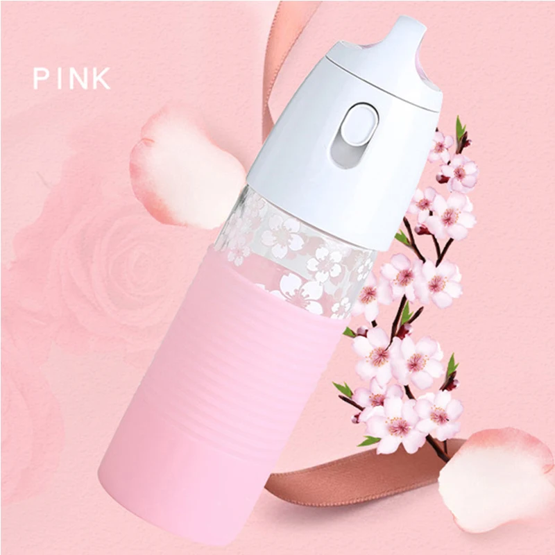 

500ML Hydrogen-rich spray Portable USB Humidifier Rechargeable Nano Facial Nebulizer Steamer Women Beauty Skin Care Tools