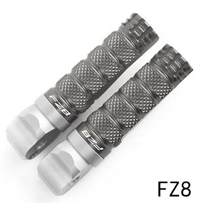 FZ8 titanium Высококачественные Задние подножки мотоцикла с ЧПУ для Yamaha FZ1 FZ01 FZ 1 2006-2012 FZ8 FZ08 FZ 8 2011-2013 - Цвет: FZ8 titanium