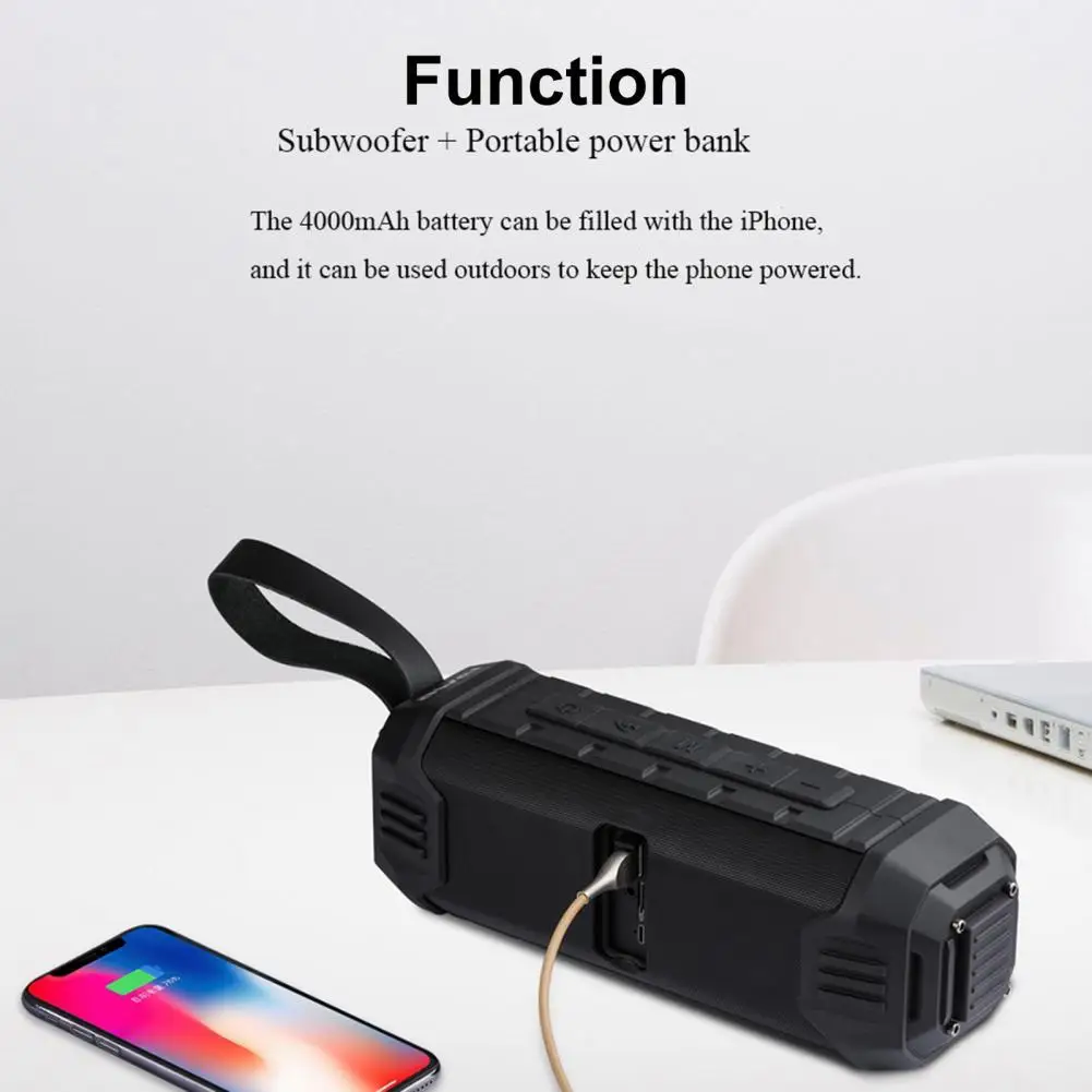 Портативная Bluetooth-Колонка Awei IPX4 Водонепроницаемая мини-Колонка Bluetooth с двумя