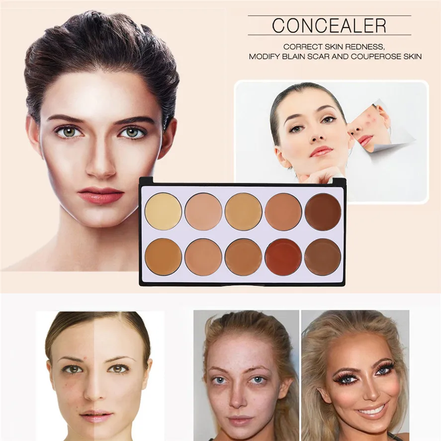 1 шт. Popfeel крем для полного покрытия консилер основы макияжа 10 цветов