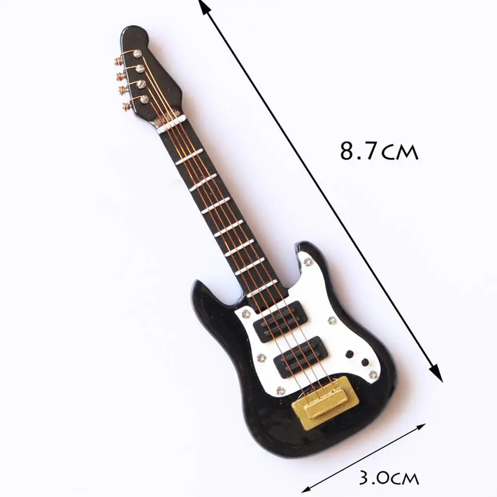 112 puppenhaus zubehör miniatur simulation elektrische gitarre modell puppenhaus wohnzimmer musical instruments dekor ornament free global shipp