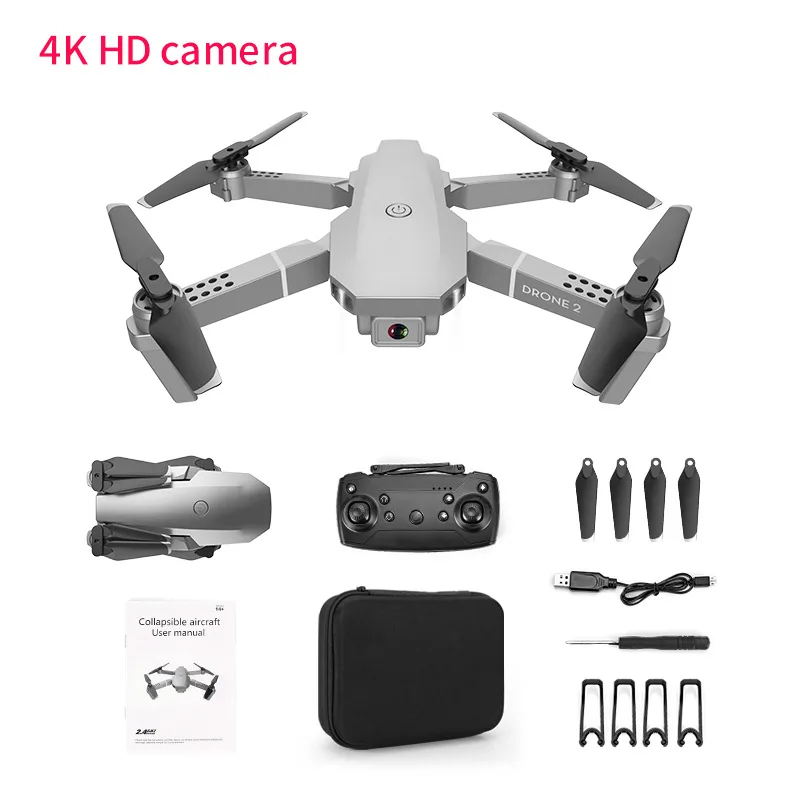 

Mini folding UAV HD 4K aerial quadcopter remote control aircraft spot rc airplane helicopter 4k gps drone 18+ toy Plastic