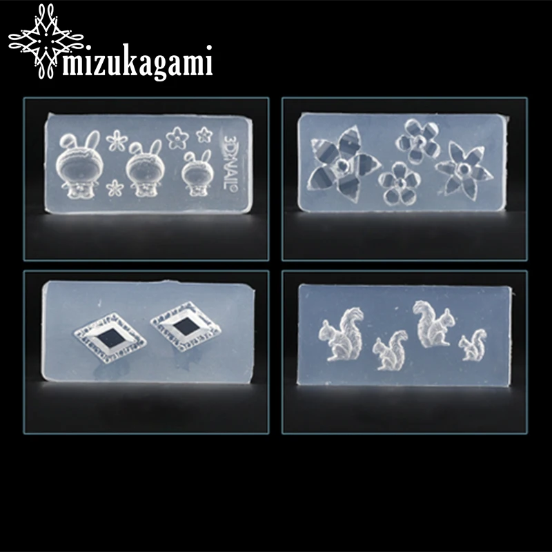 Силиконовые формы для бижутерии УФ полимерные цветов белок кроликов животных