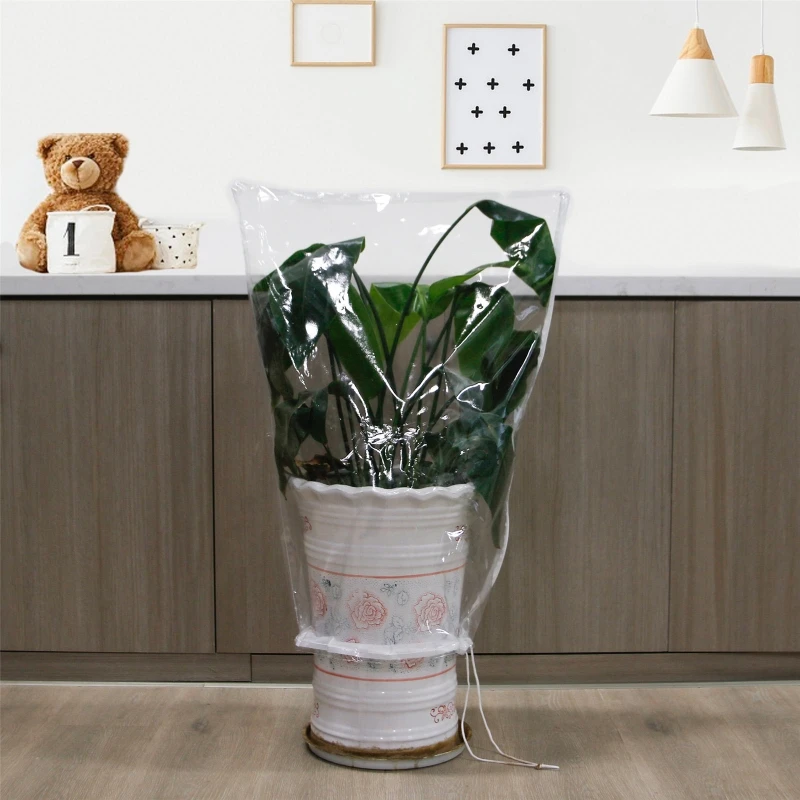 

Gardening Plant Frost Protection Cover Durable Warm Keeping Household Plant Cover Cold Resist Bag with Drawstring Zipper 101A