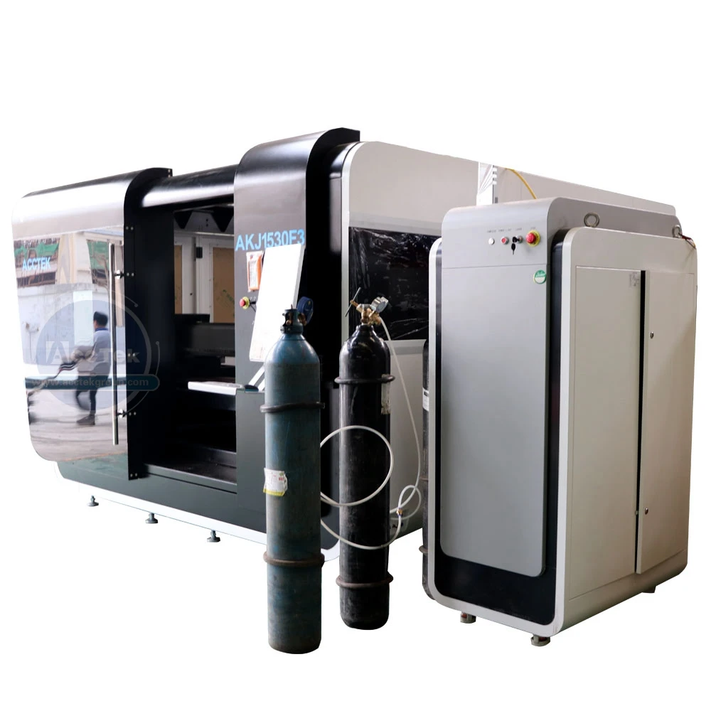 Высокая безопасность полная защита покрытия 6015 cnc волоконная Лазерная резка