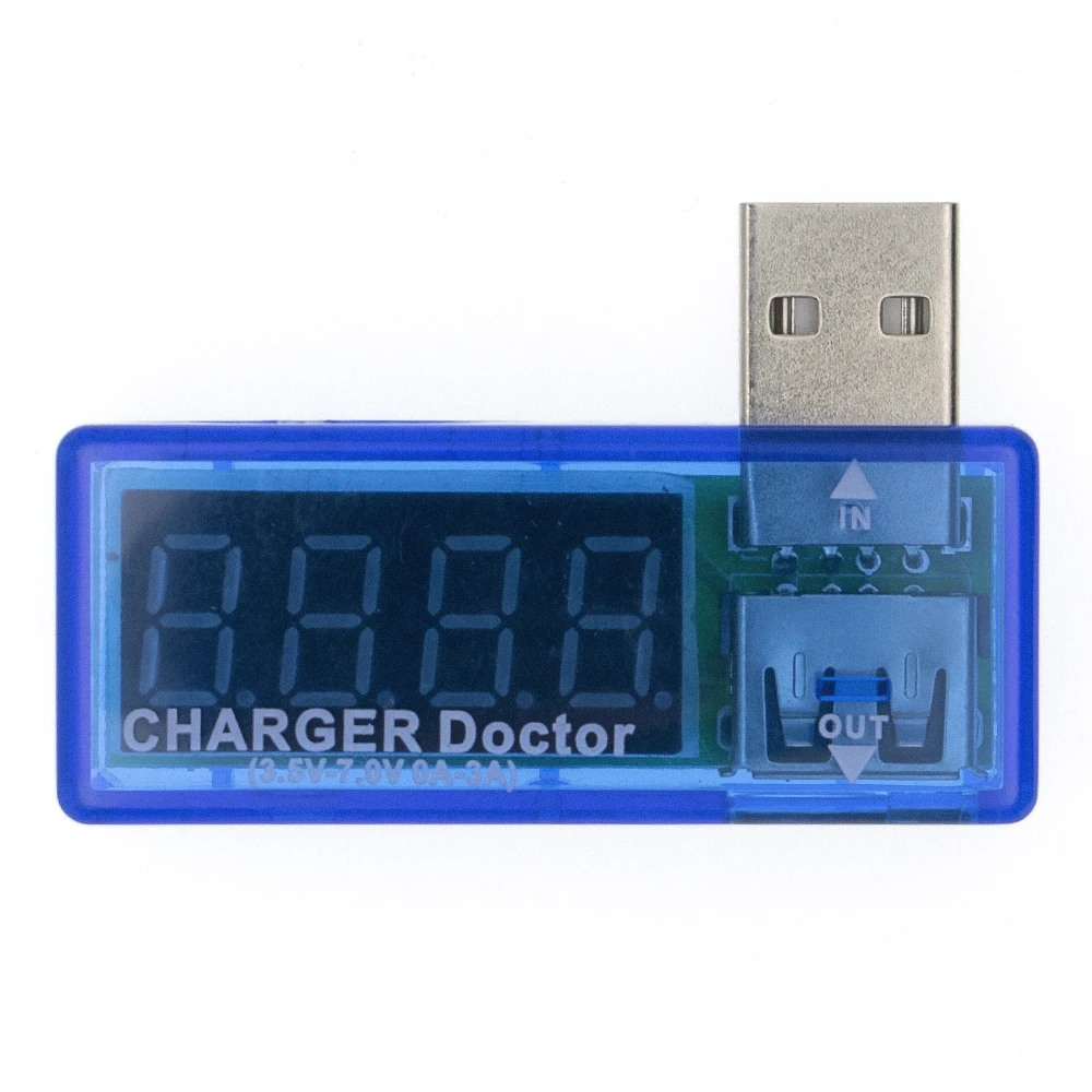 Цифровой USB Мобильный зарядный ток тестер напряжения метр мини зарядное