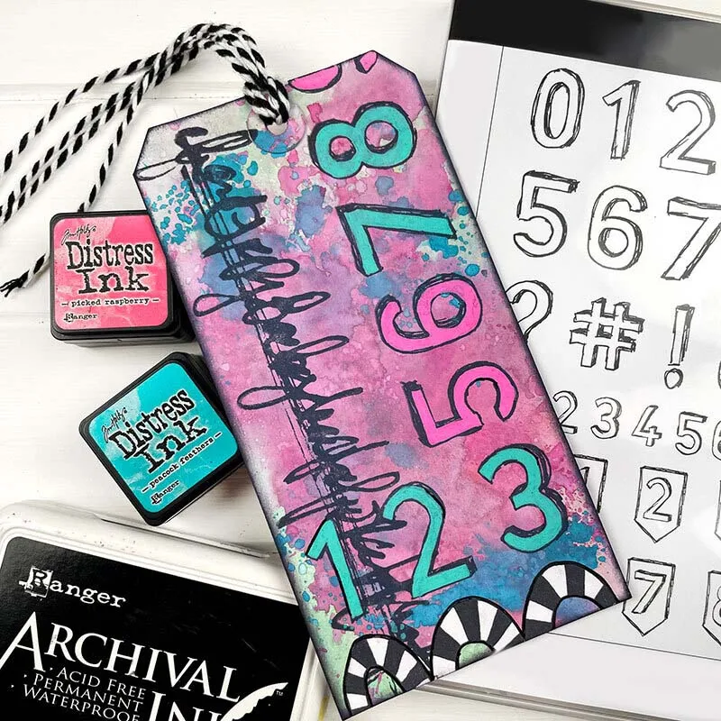 

0-9 Numbers Transparent Clear Silicone Stamp Numbers Seal for Diy Scrapbooking Photo Album Decorative Clear Stamp