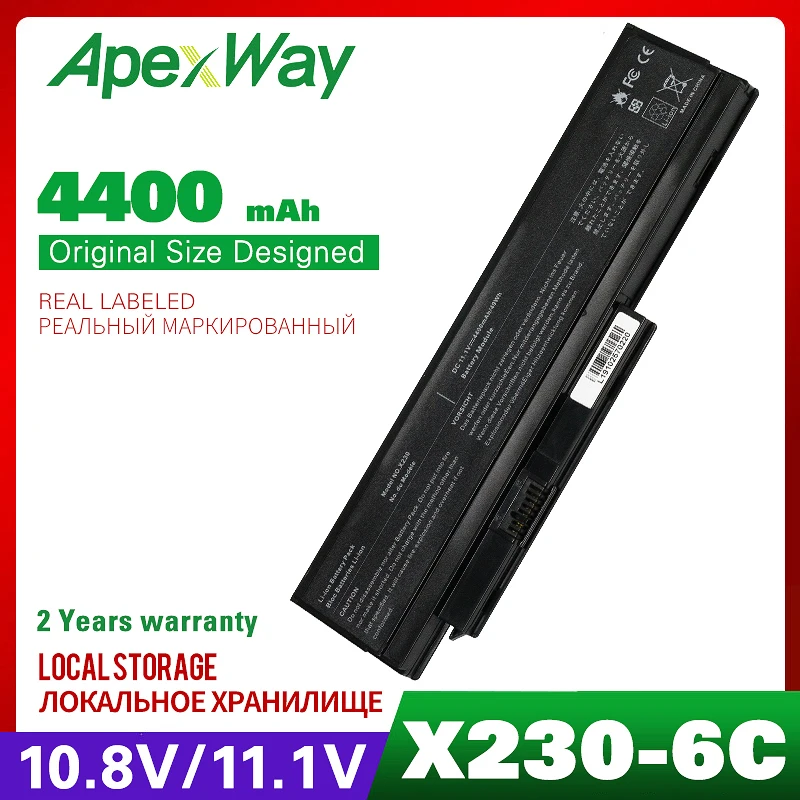 

ApexWay 11.1V Laptop Battery For Lenovo Thinkpad X230S Series X230 X230i 45N1025 45N1024 45N1028 45N1029 45N1020 45N1021 4400mAh