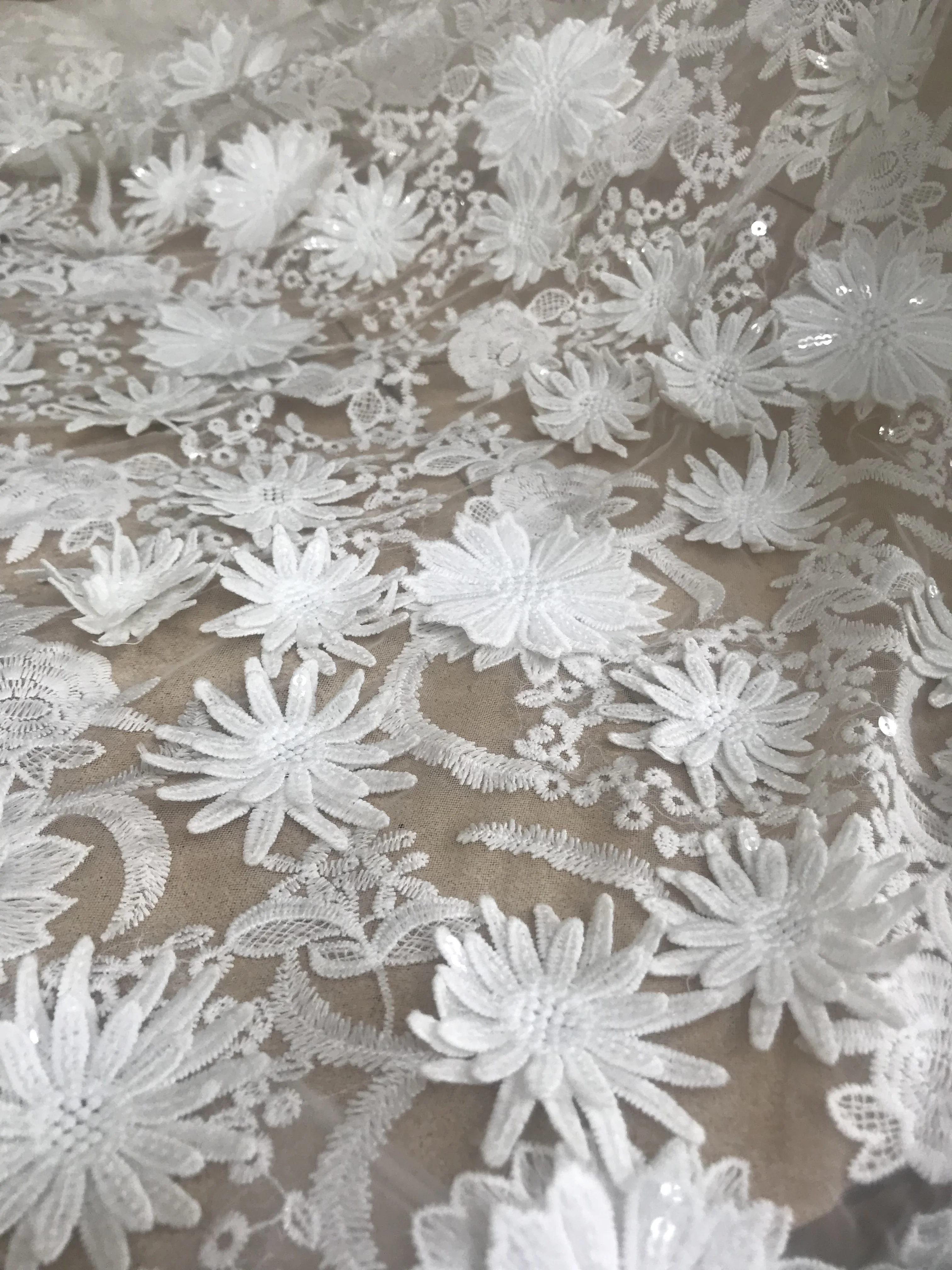 Высококачественная Цветочная Тюлевая кружевная африканская французская