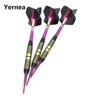 Yernea мягкая остроконечная Дротика s Аксессуары 3 шт.компл. электронная Дротика товары для спорта в помещении медный бочонок нейлоновые валы летные Dardos