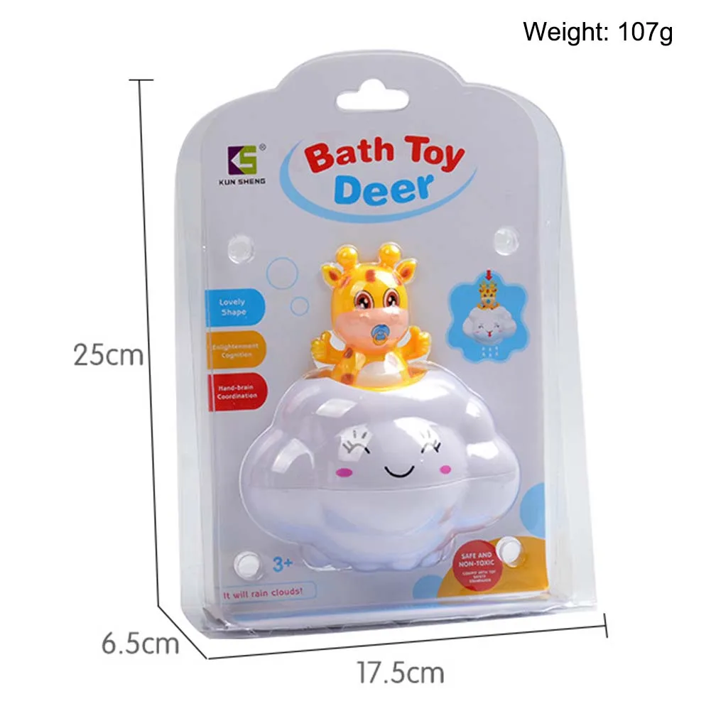 Детская игрушка для ванны Прямая поставка Пластиковые Игрушки олень Облако