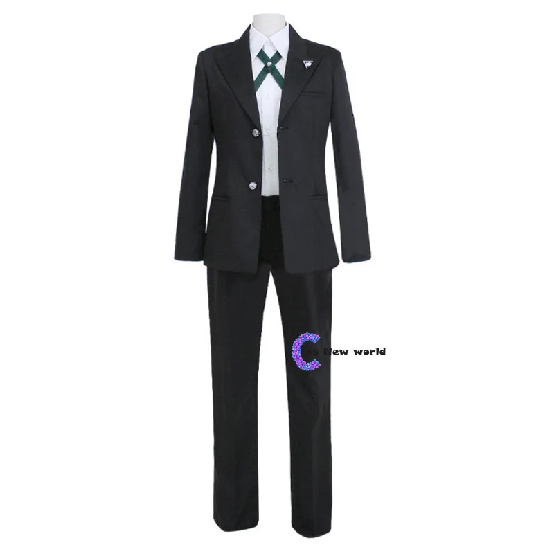 Danganronpa Byakuya Togami Cosplay Costume Brown Short Wig Dangan Ronpa Men Uniform Jacket Shirt Pants Halloween Outfit Women |