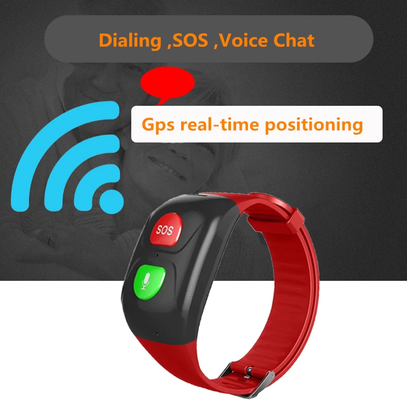SOS умный Браслет, gps, wifi, для пожилых людей, умные часы, для плавания, пульсометр, дистанционный монитор, браслет для звонков, Smartband для пожилых