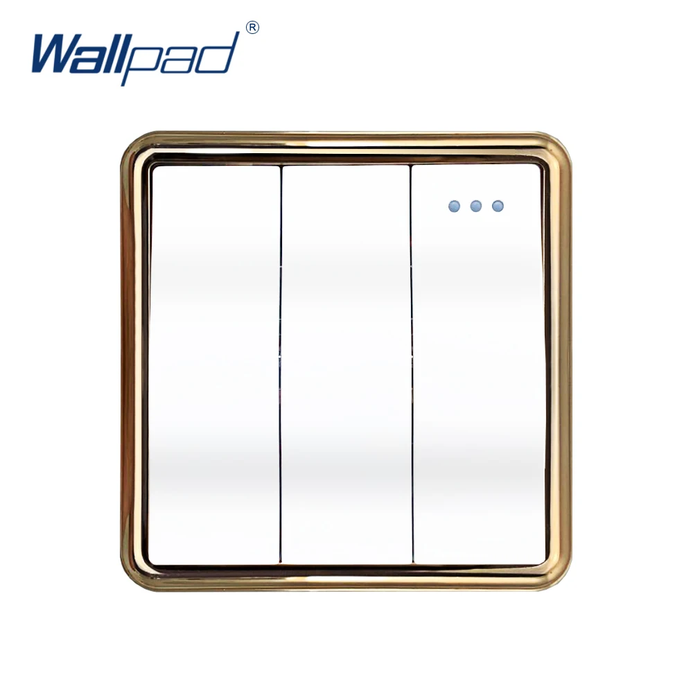 Настенный светильник Wallpad 3 Gang 2-сторонний переключатель с большой волнистой