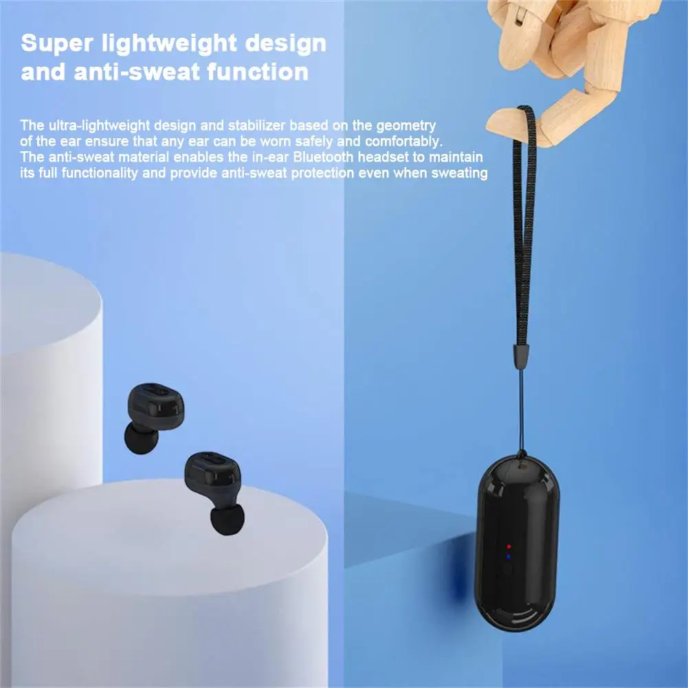 

2019 New TWS Bluetooth Earphones 5.0 Stereo Headset HD Wireless Headphones In-Ear Earbuds Noise Canceling Sport Mini Headset