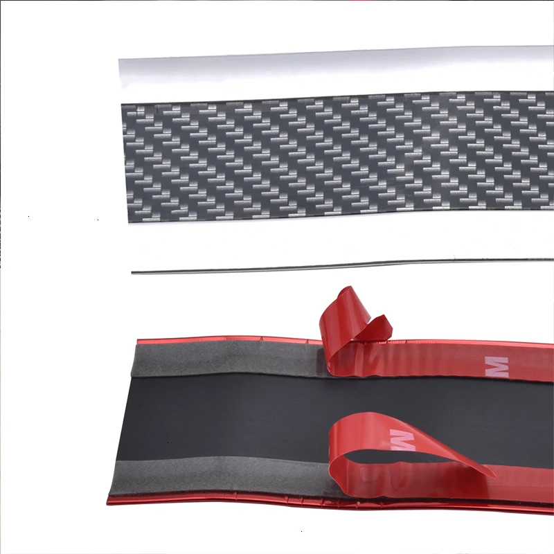 Стикер для тюнинга автомобиля SPEEDWOW 2 5 м углеволоконная Резиновая Защитная лента