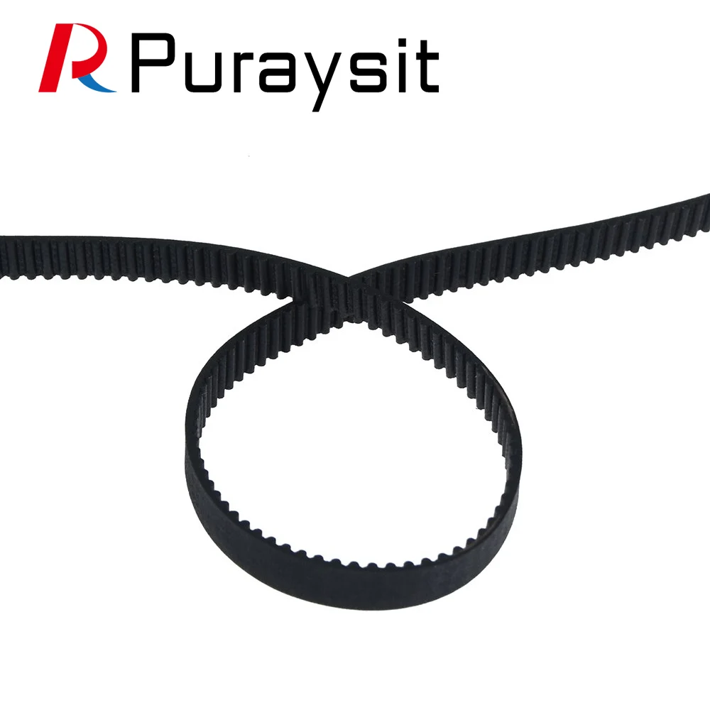 Puraysit 2GT открытый синхронный ремень ГРМ ширина 3/6/9/10/15 мм резиновый Samll Backlash GT2