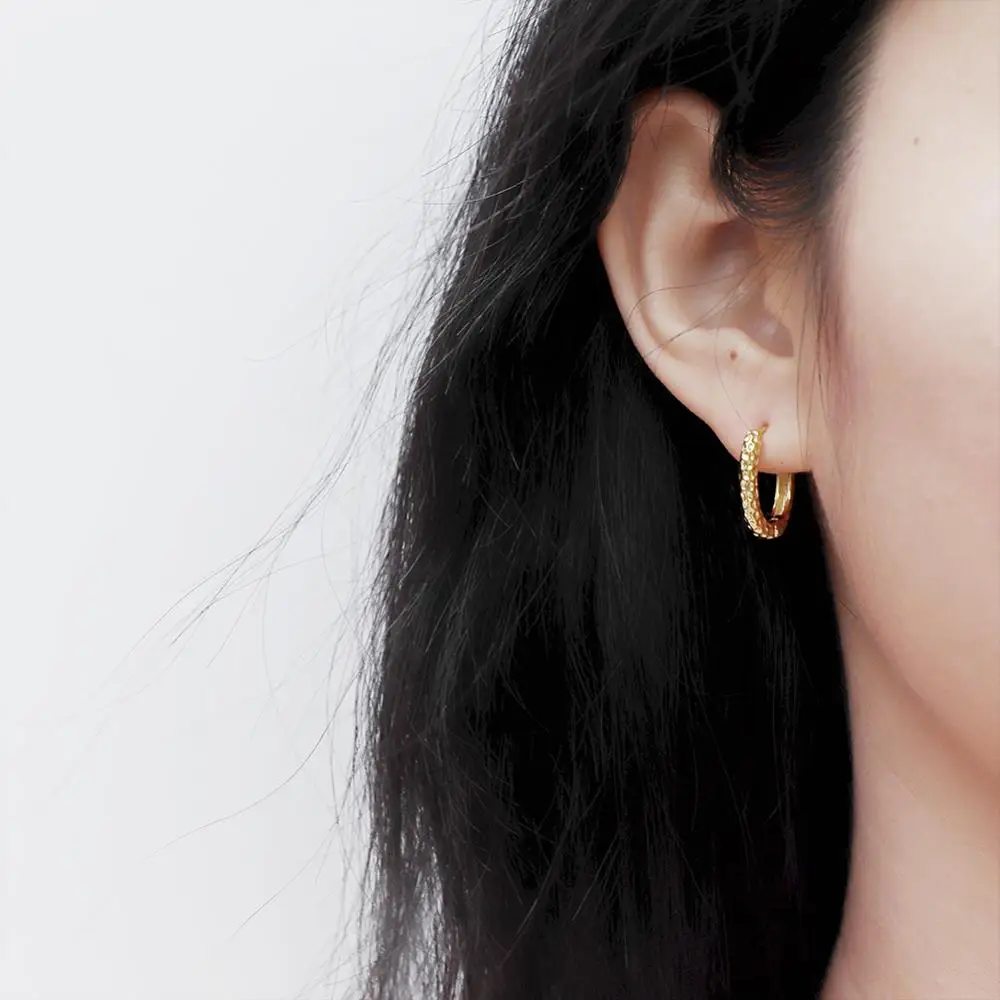 Серьги из стерлингового серебра 925 пробы модные темпераментные Овальные золотые