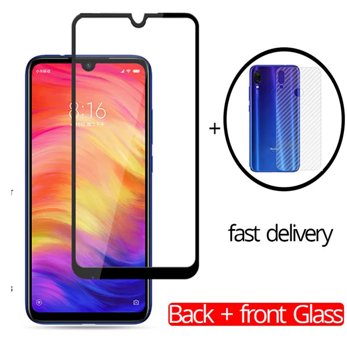 Переднее+ заднее закаленное стекло для Xiaomi Redmi 7A 6A Note 6 Pro Redmi Note 7 защитное стекло на Xiaomi mi 9 9T SE стекло на редми 7а 6а нот 6 про редми нот 7 стекло ксиоми ми 9 се 9т стекло ксиоми редми ноут 7