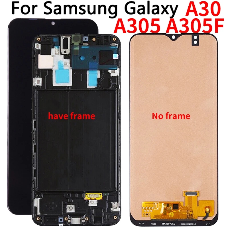 Сменный сенсорный ЖК экран для Samsung Galaxy A30 2019 A305 A305/DS A305F A305FD A305A TFT 6 4''|Экраны