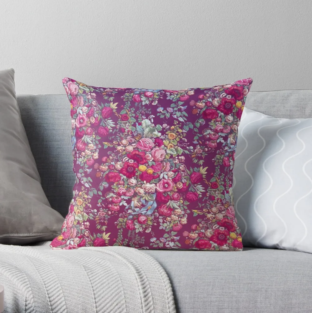 

Bouquety Throw Pillow Pillow Case Polyester Home Decora Pillowcases Throw Pillow Case kussensloop almohada poszewka