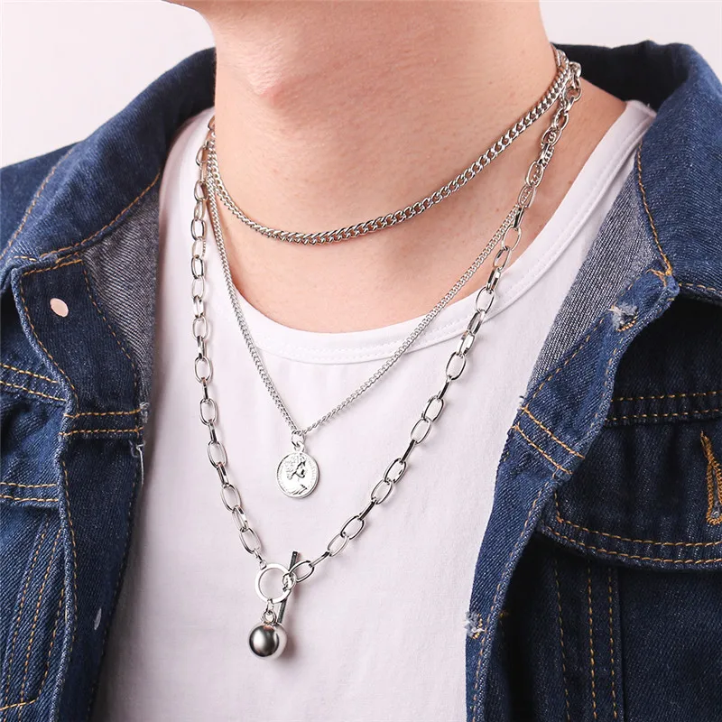 XL1089 Готический панк шипы железное короткое ожерелье унисекс ожерелье Harajuku Хип-хоп модное ожерелье аксессуары уличная одежда для ночного клуба вечерние Colar - Окраска металла: XL1089