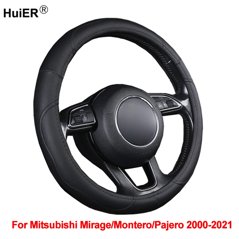 Оплетка на руль для Mitsubishi Mirage Montero Pajero чехол рулевого колеса автомобиля-2000 37 38 см
