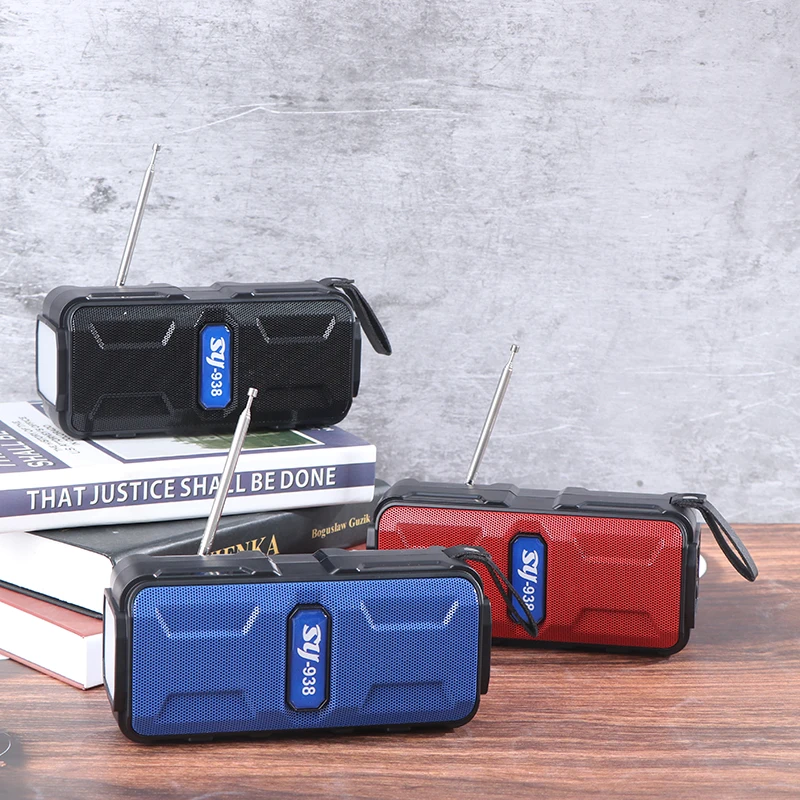 

Solar Charging Wireless Bluetooth Speaker Stereo Outdoor with Flashlight FM Radio