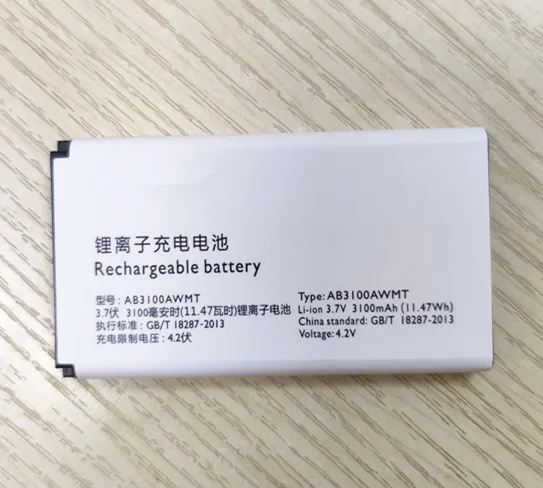 Аккумулятор AB3100AWMT AB3100AWMC для смартфонов Philips Xenium E560 CTE560 E181 E180 CTE181 CTE180BK 3100 мАч -