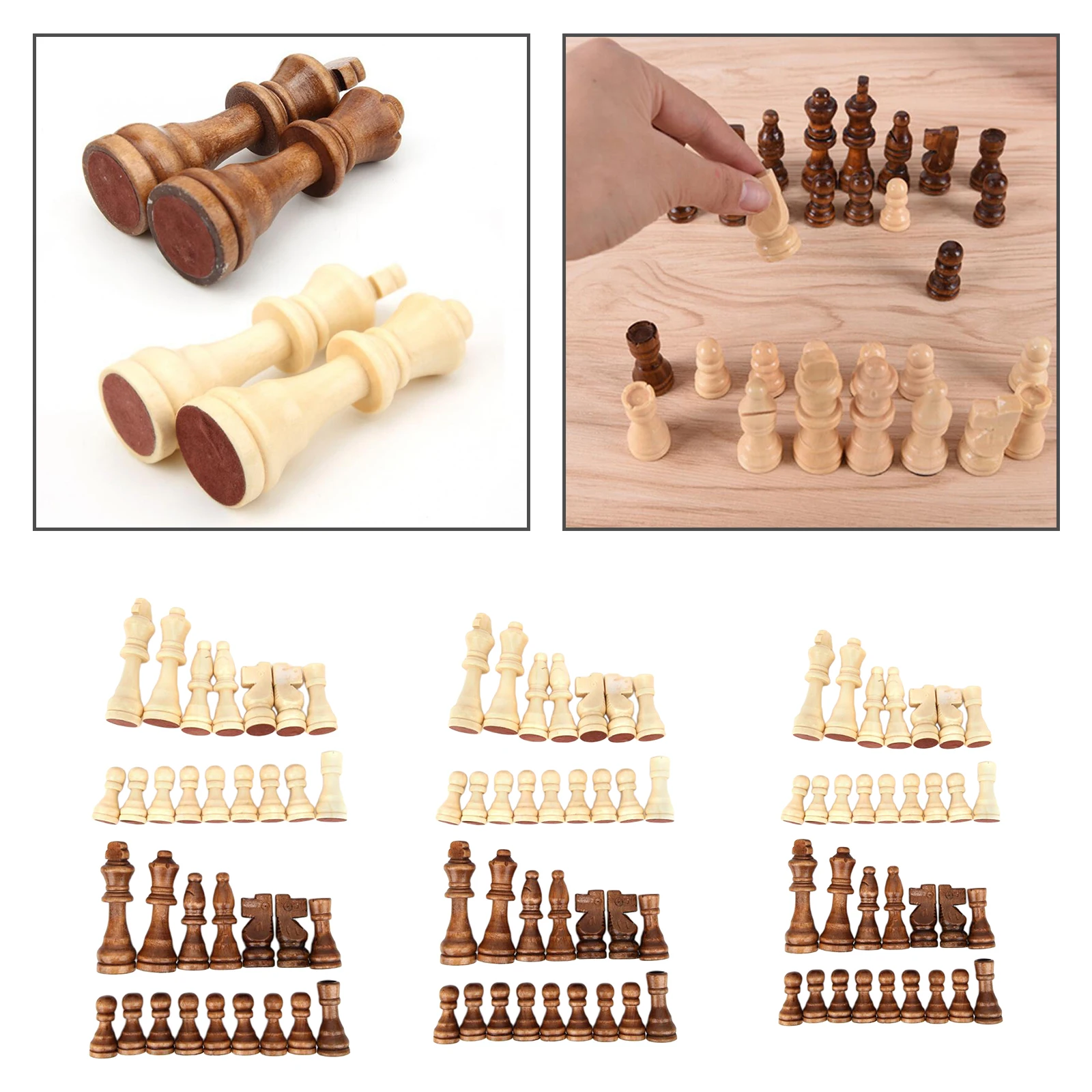 

Деревянная Международная шахматная фигура, игрушка-пазл для детей и родителей, 32 шт., детские игрушки, рождественские подарки