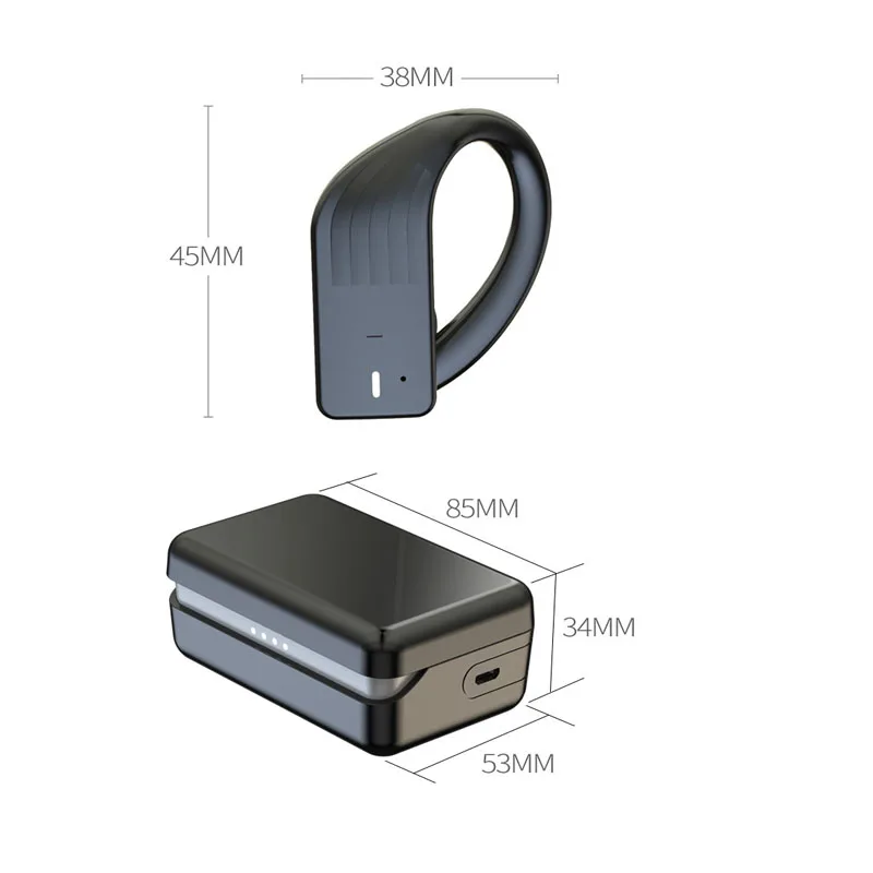 New in ear Bluetooth headset latest 5.1 version Ultra low power 8D HIFI sound effect suitable for all smartphones. | Электроника